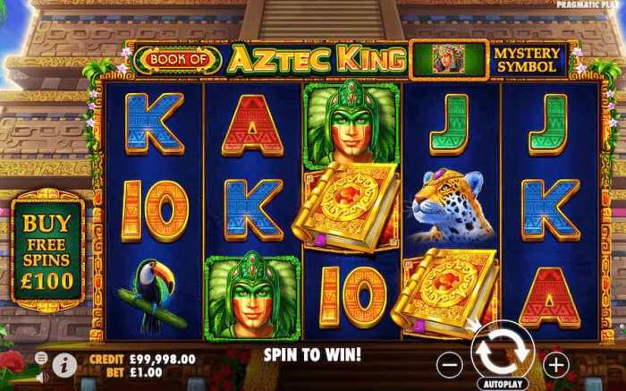 Trik ampuh bermain slot Aztec King