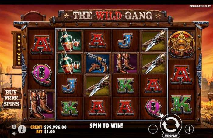 Kemenangan di Slot Gacor Online The Wild Gang Pragmatic Play